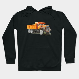 Orange Dump Truck Hoodie